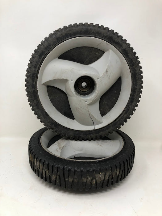400245x460 2X Lawn Mower Wheels