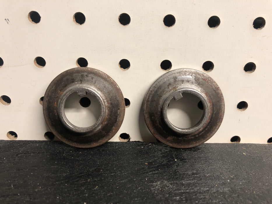 756-04252 2X Troy Bilt Half Pulley 3/8 V