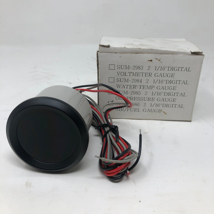 SUM-2986 Digital Air/Fuel Gauge 2 1/16"
