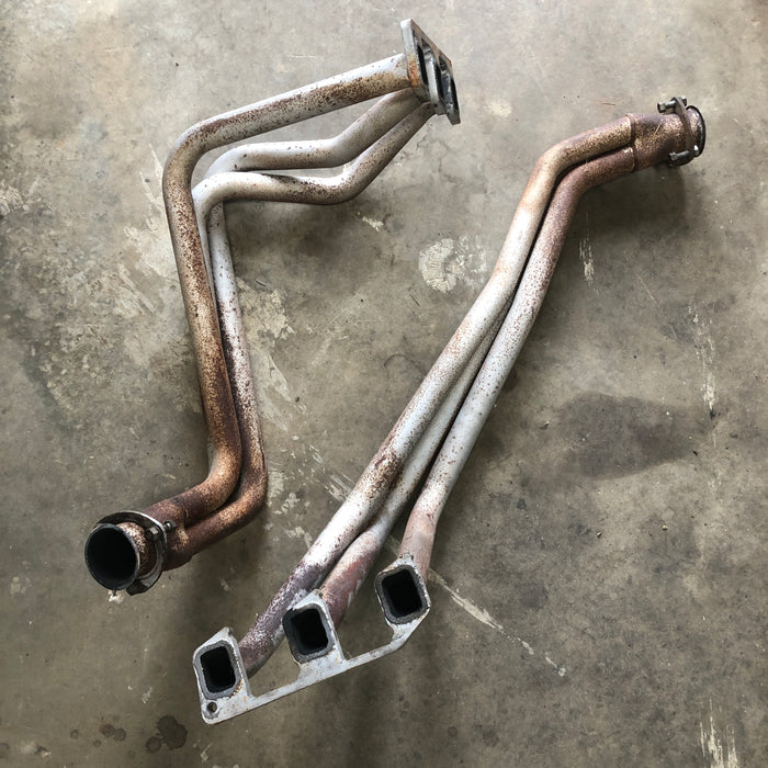 225 Slant Six Long Pipe 3 Into 1 Truck Headers Set