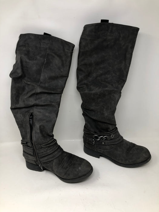 Justfab Xanthe Knee High Boots Size 7