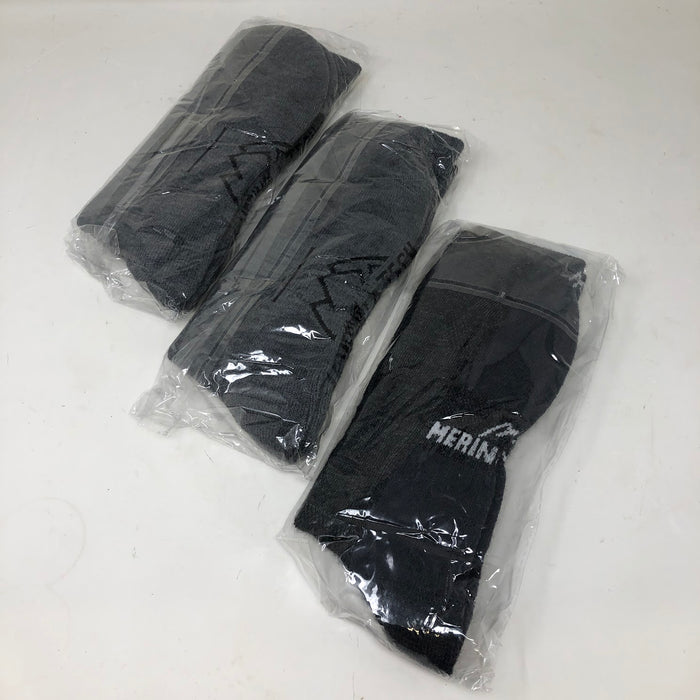 Merino Tech Large Wool Hiking Socks (3 Pairs)