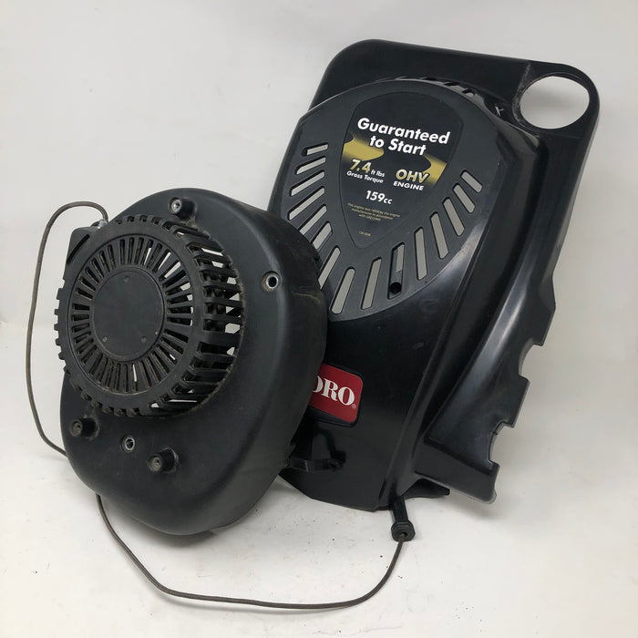 121-4160 Toro OEM Shroud + Recoil & Blower Shroud