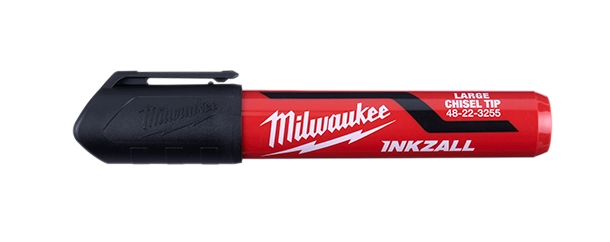 48-22-3255 Milwaukee INKZALL Large Chisel Tip Black Marker