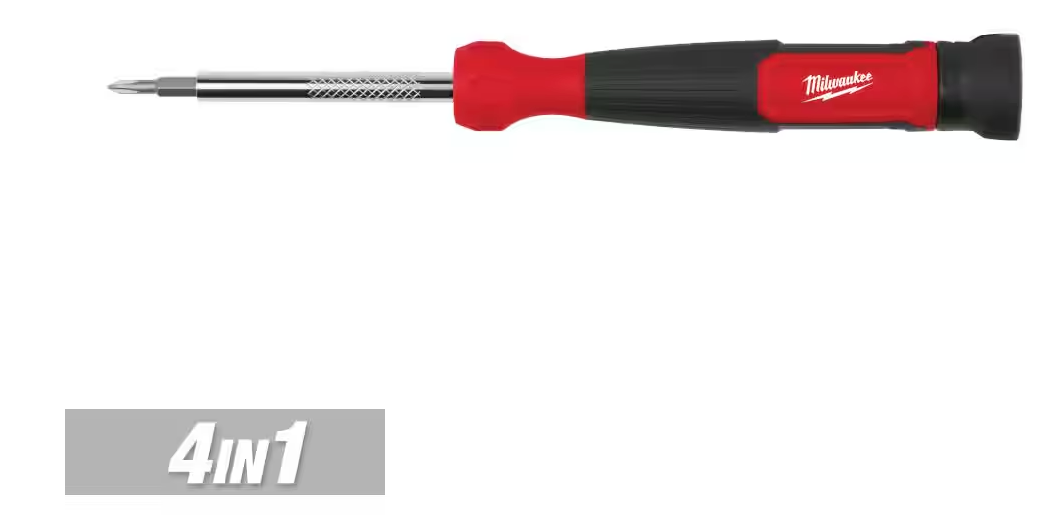 48-22-2930 Milwaukee 4-in-1 Precision Multi Bit Screwdriver