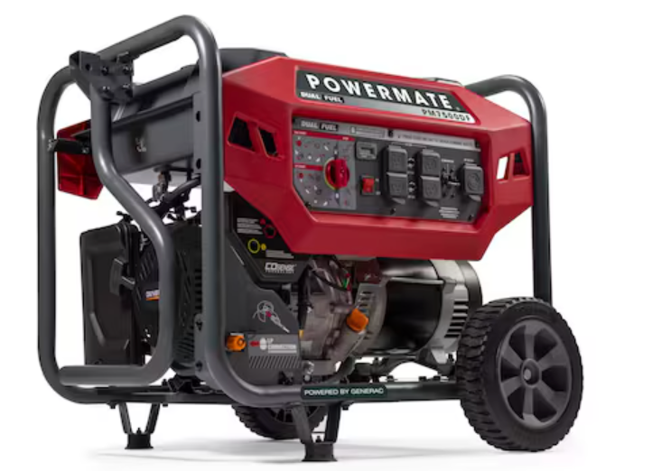 P0081800 / PM7500DF PowerMate 7500W Dual Fuel Portable Generator -CLOSEOUT-