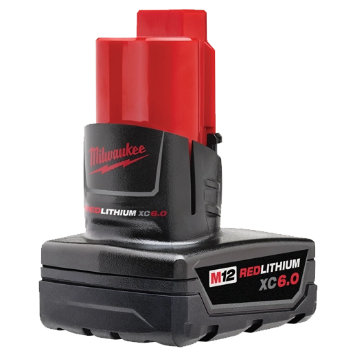 48-11-2460 Milwaukee M12 REDLITHIUM HIGH OUTPUT XC 6.0 AH Battery Pack