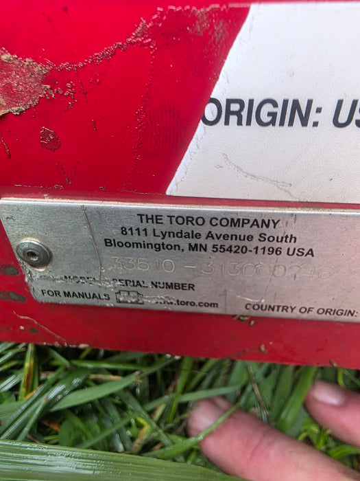 33510 Toro 20" Walk Behind Over Seeder (Used)