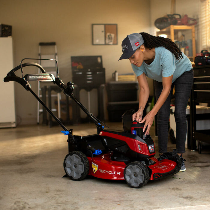 21467 Toro 22" Recycler 60V Walk Behind Mower w/ Personal Pace, Electric Start