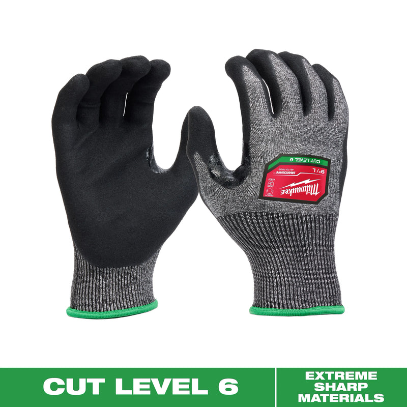 48-73-7003 Milwaukee Cut Level 6 High Dexterity Nitrile Dipped Gloves (XL)