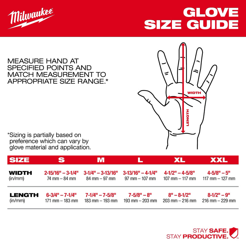48-73-7003 Milwaukee Cut Level 6 High Dexterity Nitrile Dipped Gloves (XL)