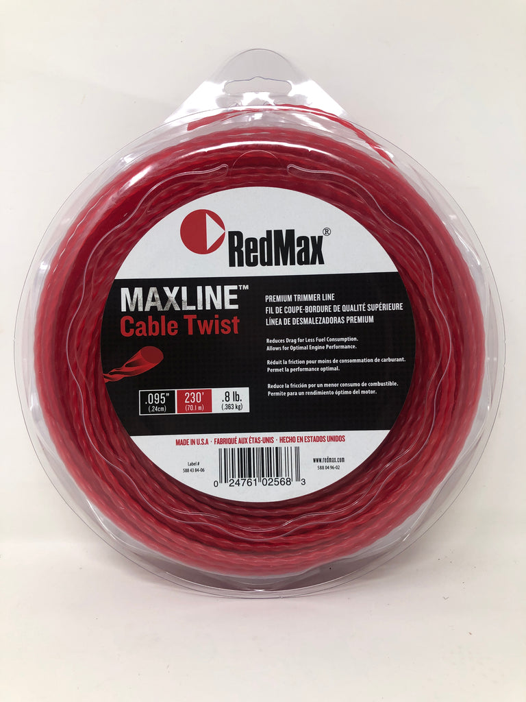 588049602 RedMax MaxLine Cable Twist Trimmer Line [.095