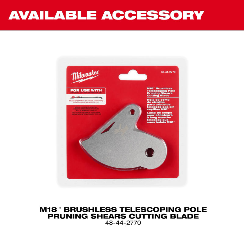 3008-20 Milwaukee M18 Brushless Telescoping Pole Pruning Shears (Tool Only)