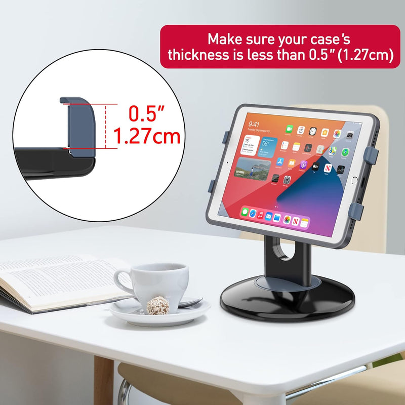 TS-138B AboveTEK iPad Stand - 8"-13" Screens - 360° Rotating