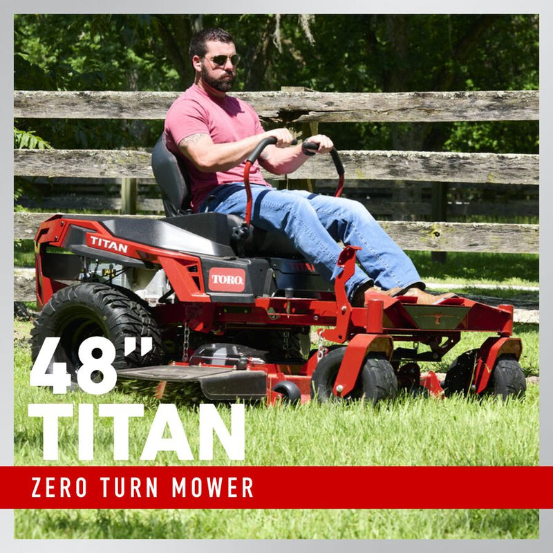 76401 Toro 48" TITAN Zero Turn Mower Kawasaki 23hp Fabricated Deck