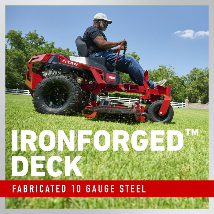 76604 Toro 60" TITAN Zero Turn Mower Kohler 26hp Fabricated Deck