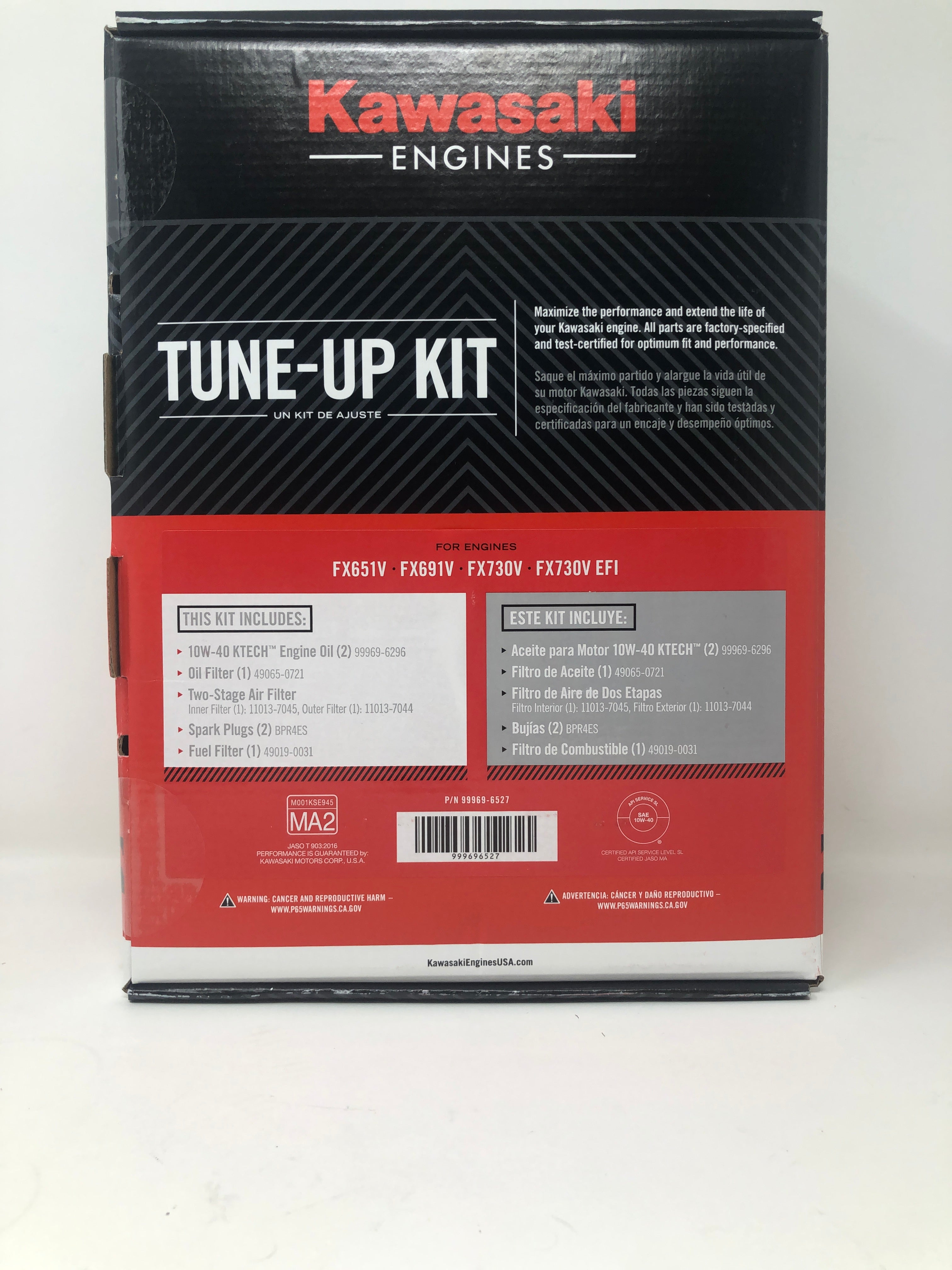 99969-6655 Kawasaki Tune Up Maintenance Kit (10W-40) — RC Engine