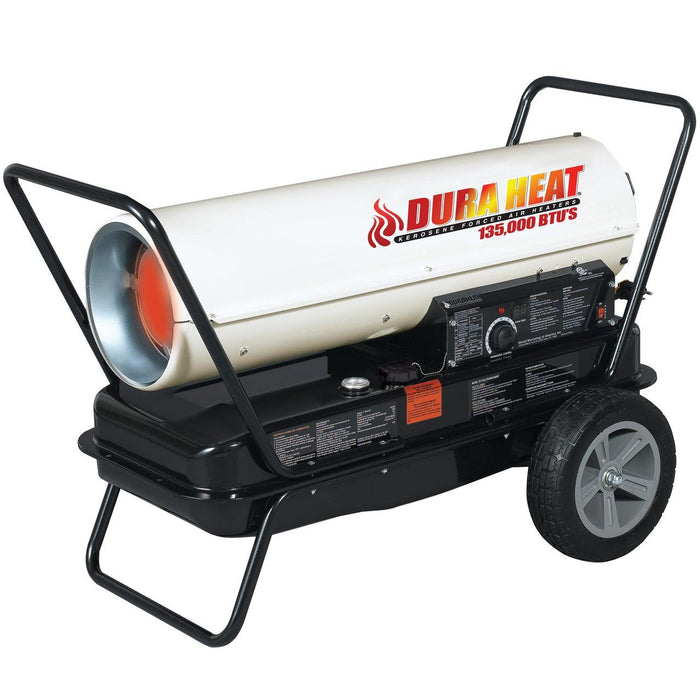 DFA135C Dura Heat 135,000 BTU Kerosene Forced Air Heater w/ Thermostat