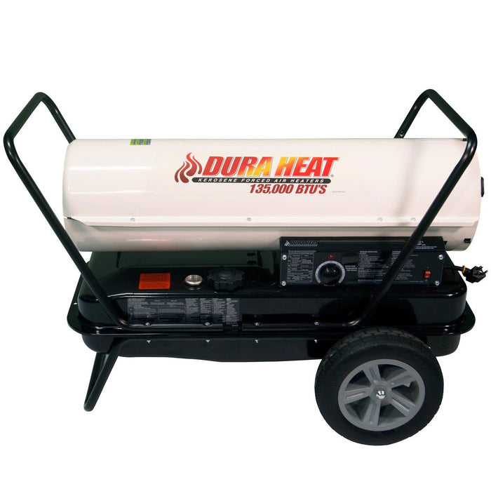 DFA135C Dura Heat 135,000 BTU Kerosene Forced Air Heater w/ Thermostat