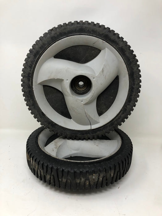 400245x460 2X Lawn Mower Wheels