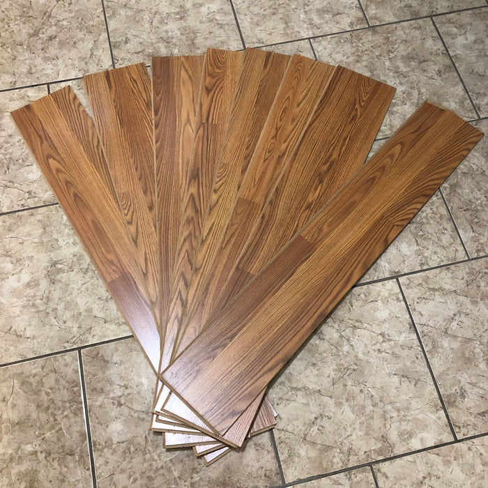 Lof of Wood Grain Laminate Flooring (x8)