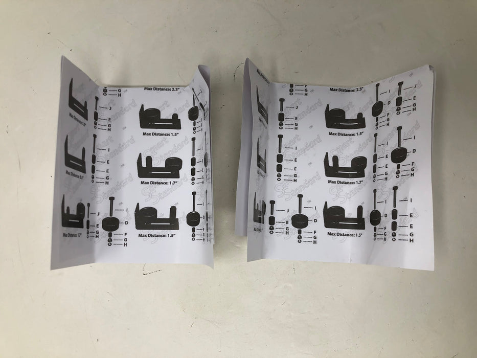 SDH-ACC-05 SMARTSTANDARD Sliding Barn Door Floor Guides (x2)