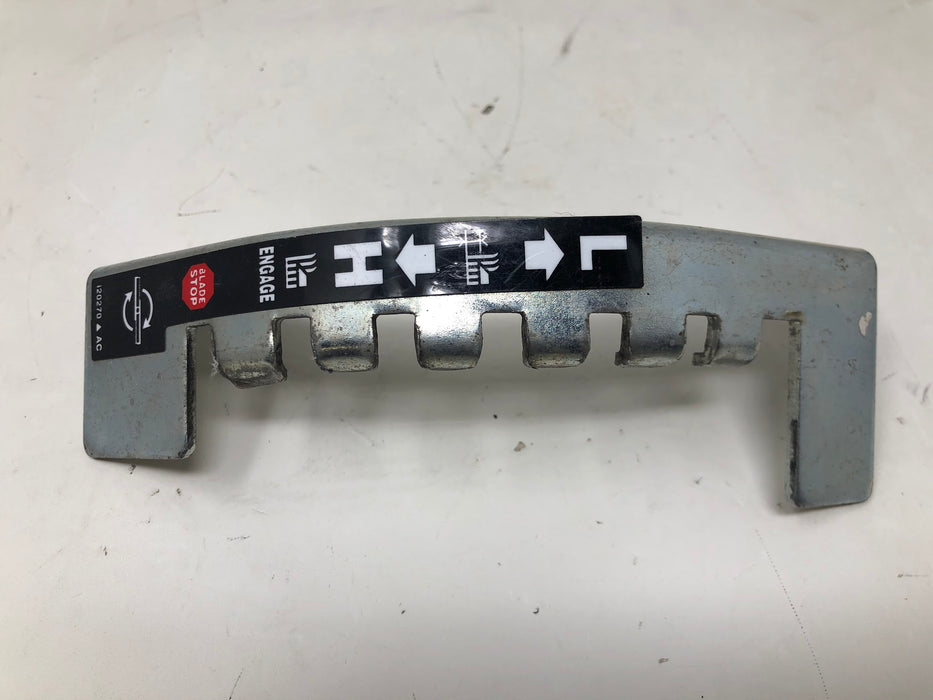 783-04113 MTD Deck Lift Index Bracket & Decal