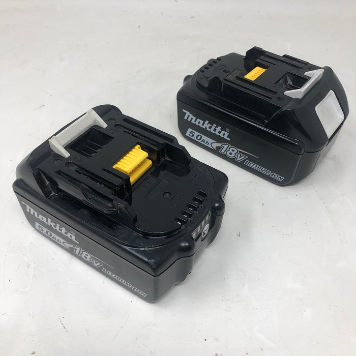 BL1850B Makita 5.0Ah 18V Batteries (x2 - Used)