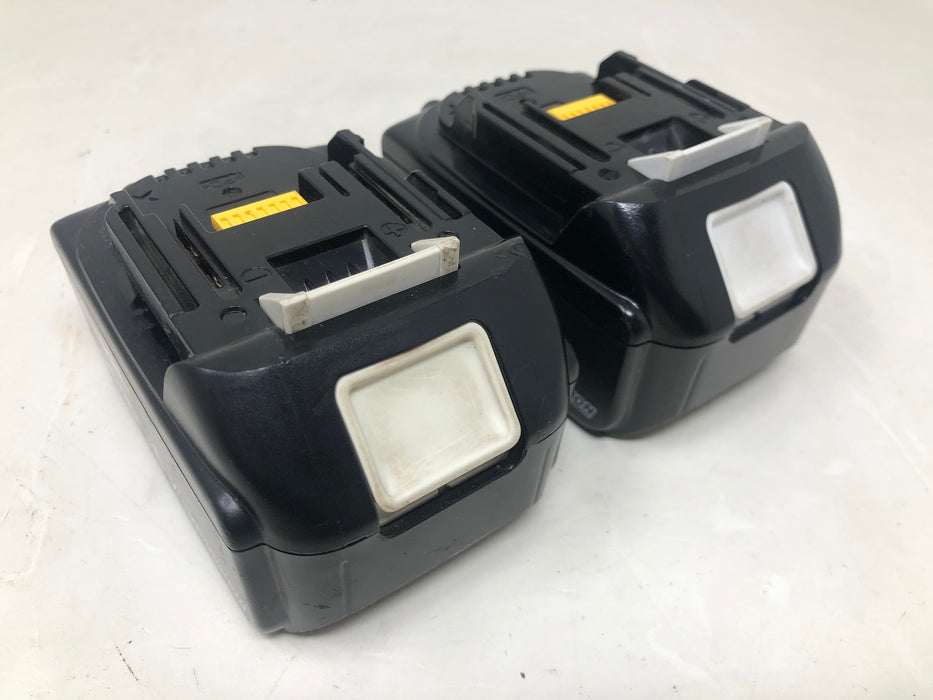 BL1850B Makita 5.0Ah 18V Batteries (x2 - Used)
