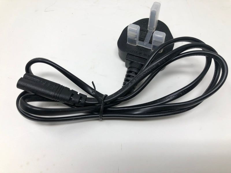 BS1363A SF Cable Power Cord Lot of 4, 4ft (UK Fused Plug) to C7