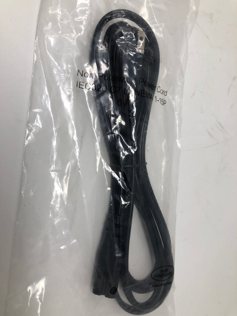BS1363A SF Cable Power Cord Lot of 4, 4ft (UK Fused Plug) to C7