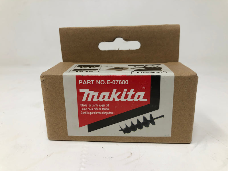 E-07680 Makita 8" Earth Auger Drill Bit Blade Set