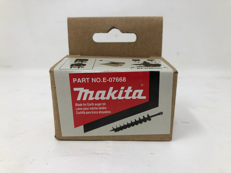 E-07668 Makita 4" Earth Auger Drill Bit Blade Set