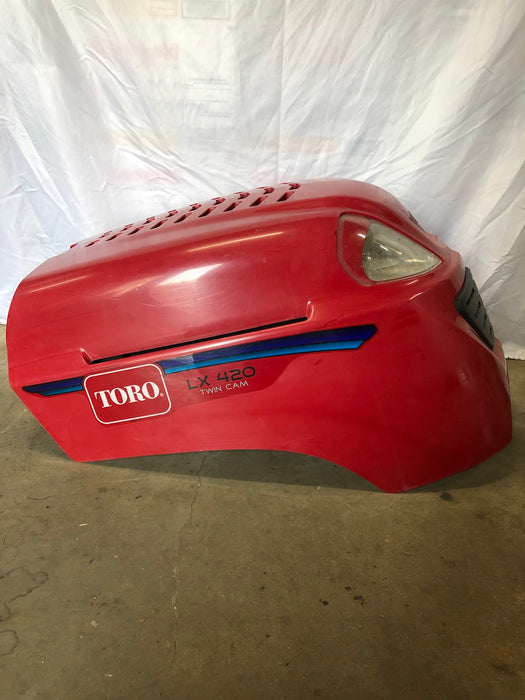 112-0444 Toro LX420 Twin Cam Riding Mower Hood