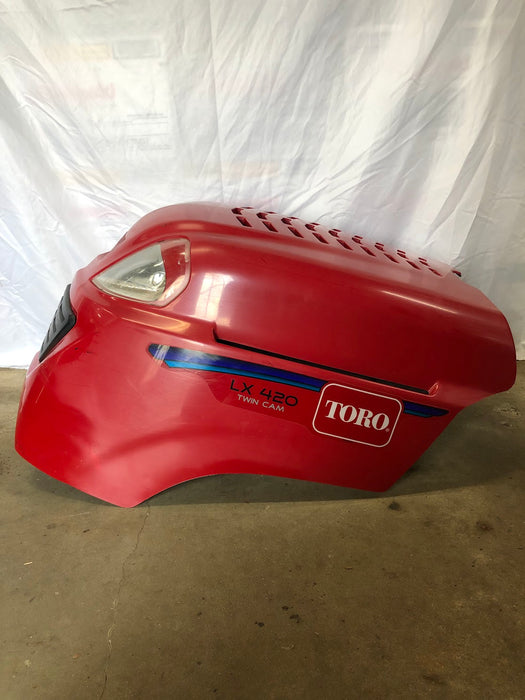 112-0444 Toro LX420 Twin Cam Riding Mower Hood