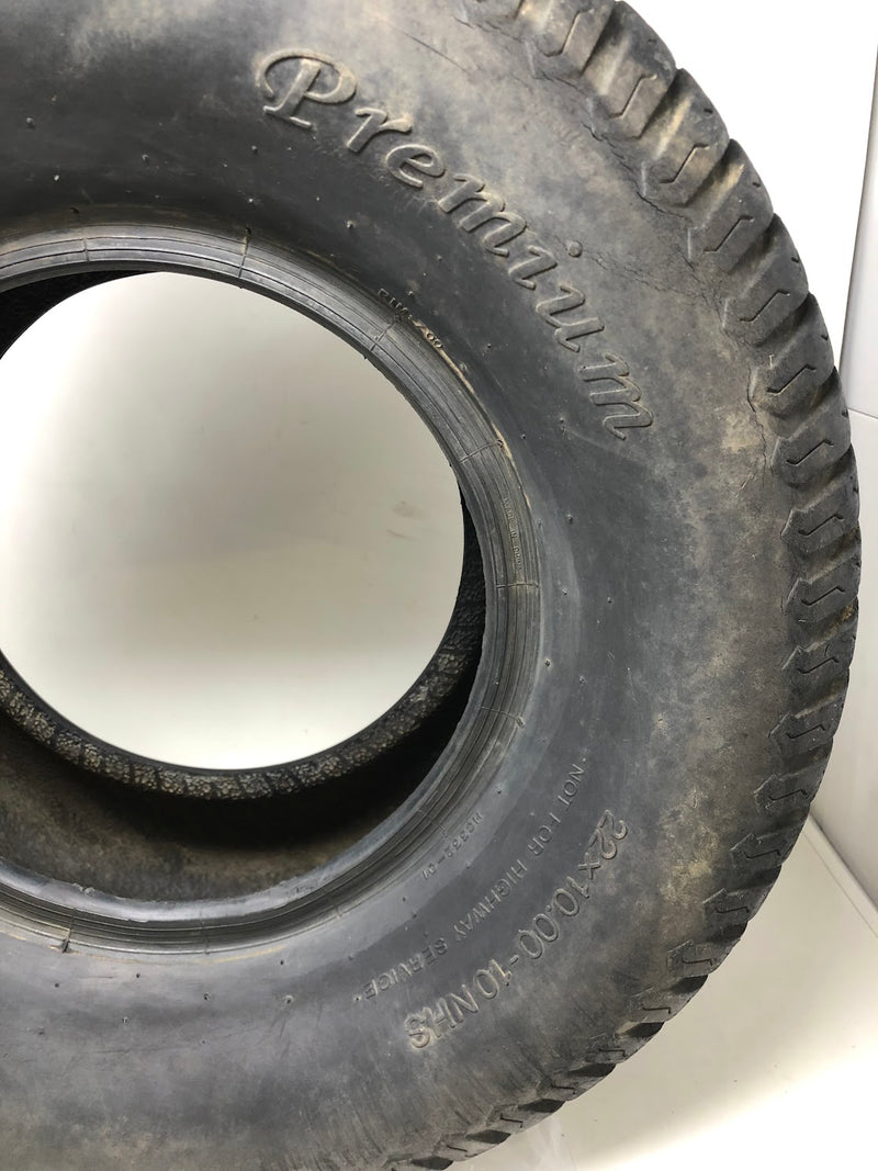 3914 Premium 22X10-10 Lawn Mower Tire.