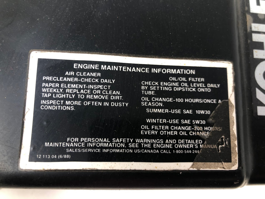 12 027 03 Kohler Blower Housing