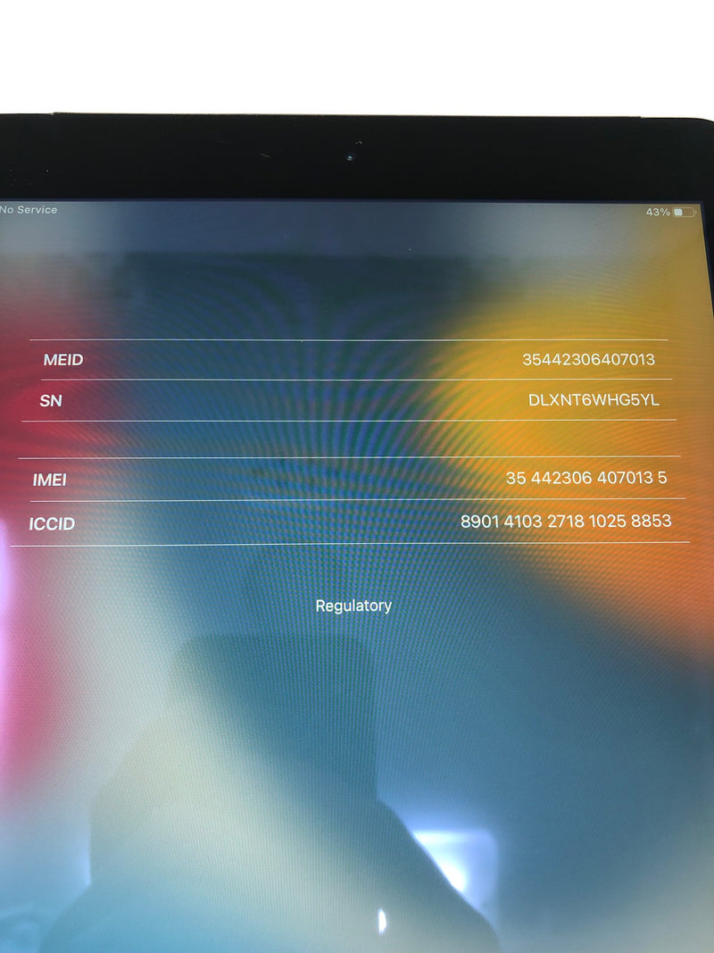 A1567 Apple iPad Air 2 / 32GB/ Wifi + Cellular / Space Grey