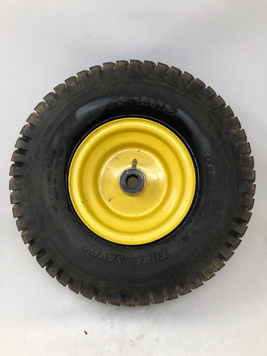 AUC22176 John Deere Front Wheel & Tire Assembly 15X6.