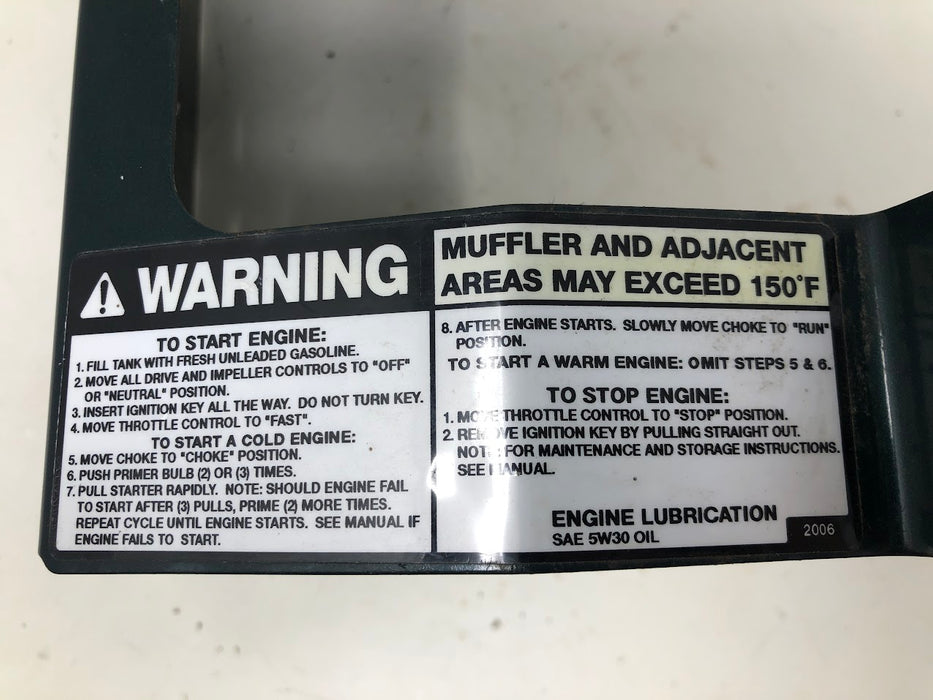 35057 Craftsman Carburetor Cover