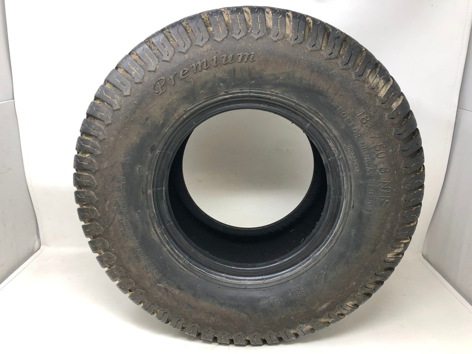 0413 Premium Tubeless Tire 4 Ply, 18X7.5-8