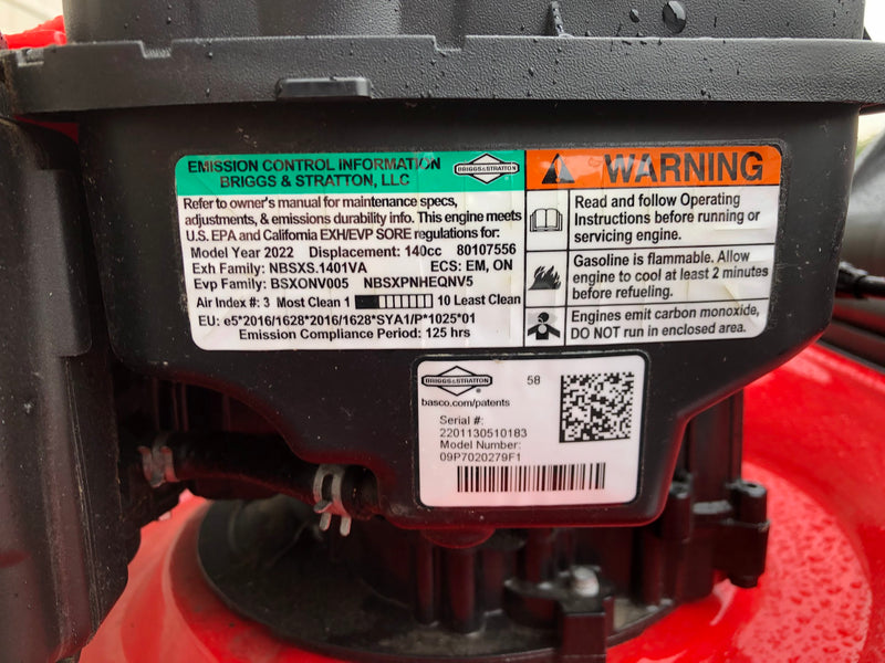 11A-A2T2793 Craftsman 21" Push Mower (Used)