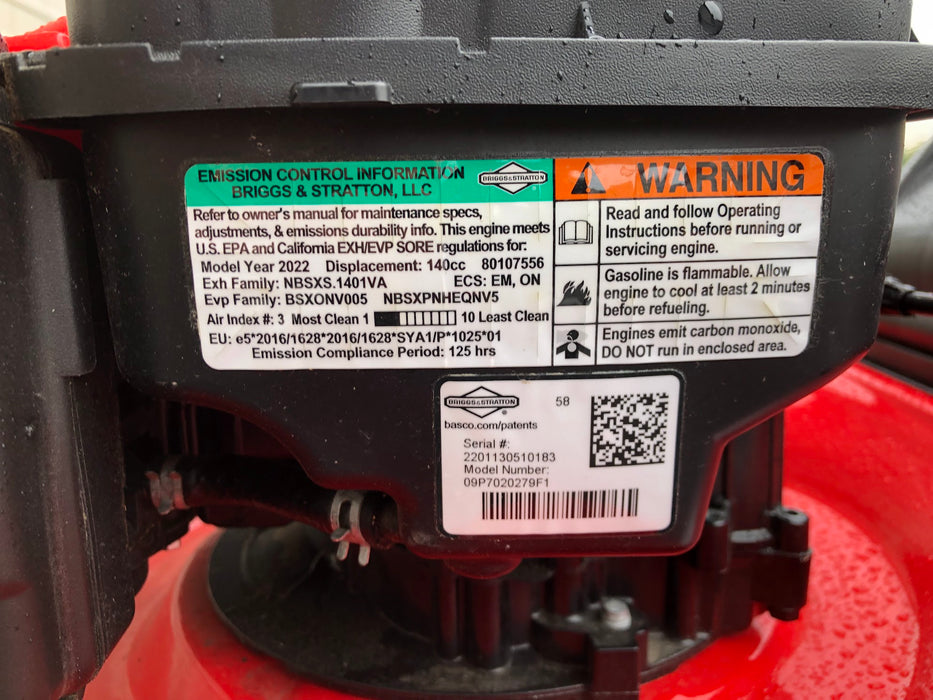11A-A2T2793 Craftsman 21" Push Mower (Used)