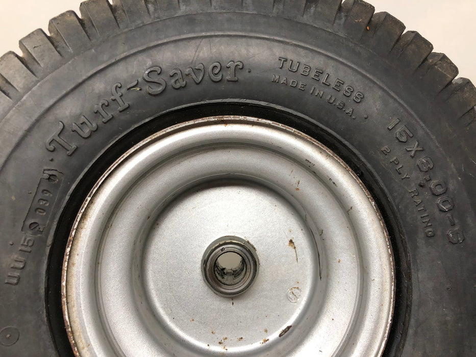 Carlisle Turf Saver Front Wheel & Tire Assembly 15X6-6.