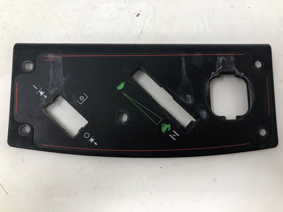 110-1927-03 Toro Control Panel + Decal