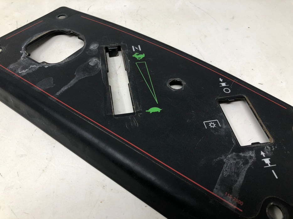110-1927-03 Toro Control Panel + Decal
