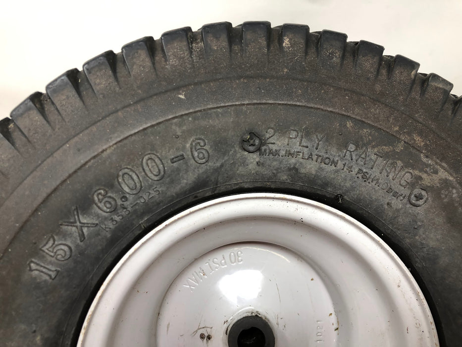 358-025 Kenda Turf Rider Wheel & Tire Assembly 15X6-6