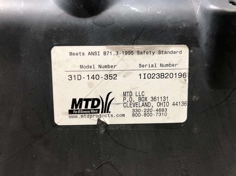684-04043 MTD Yard Machines Shroud Assembly, 3.5HP, 21"