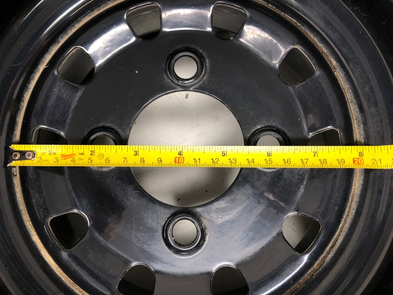 127-3449 Toro OEM Wheel Rim - 11X8 - Black.