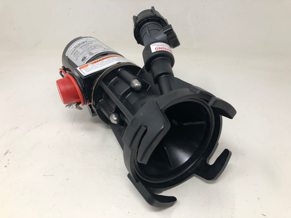 18555 Flojet Portable RV Waste Pump Self Priming Macerator + Case